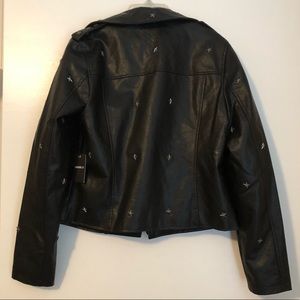 Star Studded Leather Jacket